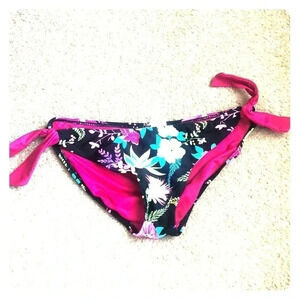 Floral Bathing Suit Bottoms